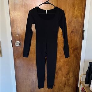 Black Long Sleeve Jumpsuit